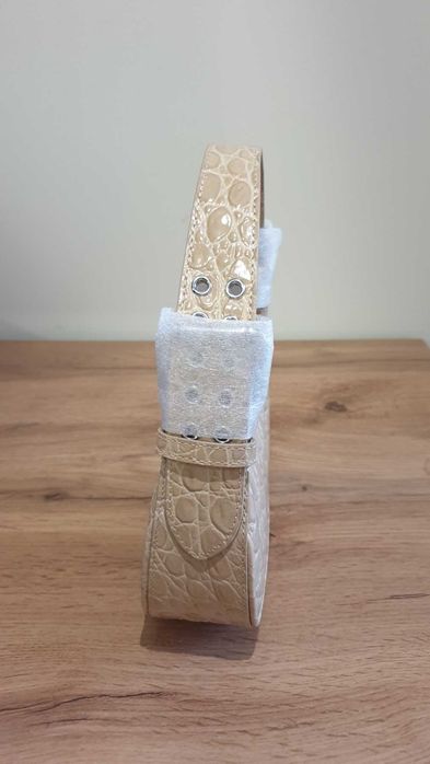 By Far Mini Soho Croco Leather