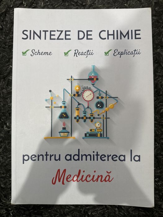 Vând cărti pentru admitere la medicina Bucuresti (Corint)