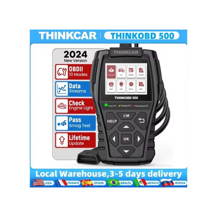 THINKCAR THINKOBD 500 OBD2 Диагностичен инструмент.