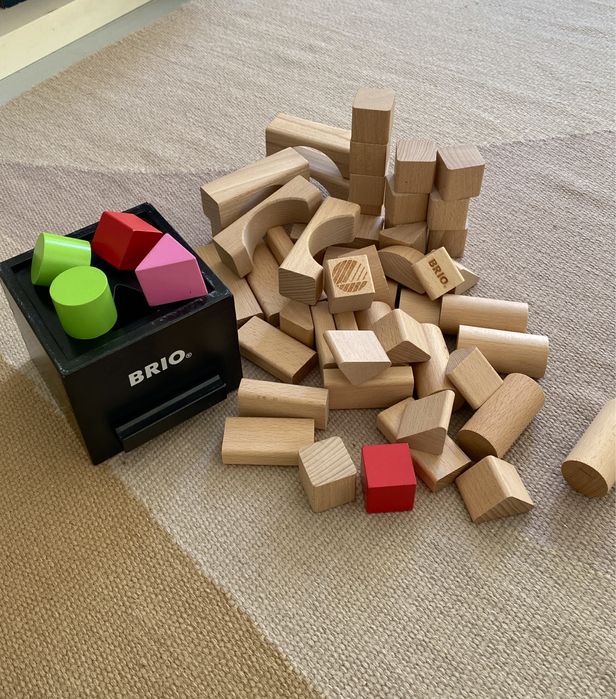 Дървени кубчета Brio
