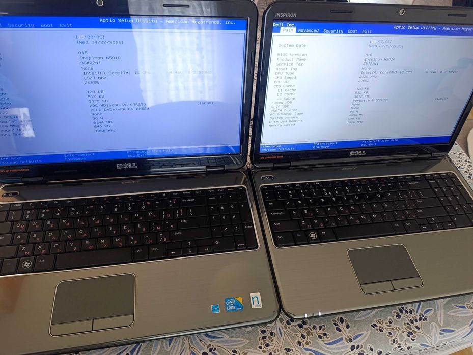 Лаптоп  Lenovo ThinkPad Edge E530 и 2 броя Dell Inspiron N5010