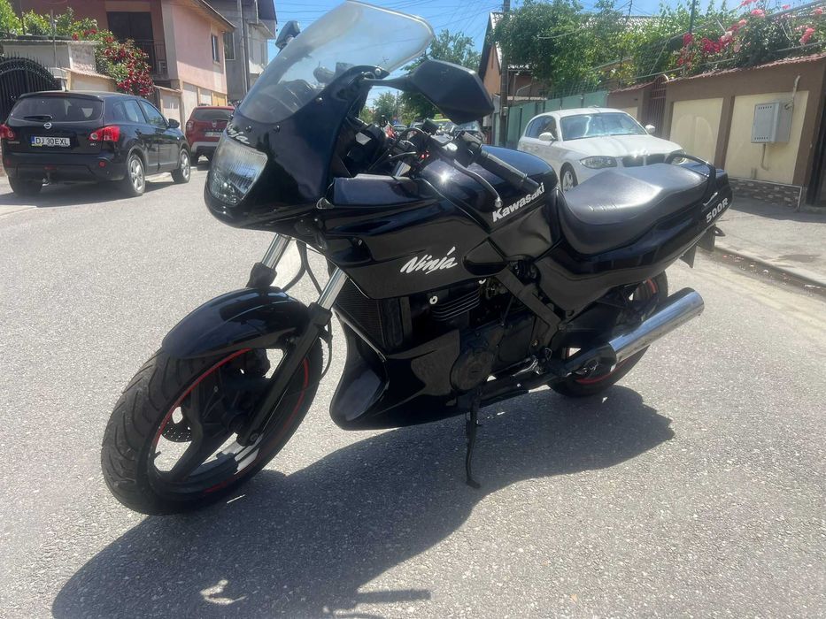 Kawasaki GPZ 500R / EX500C F | A2 | 1996 | 62.000 km | Anvelope + Ambreiaj Noi | Acte la zi | Baterie nouă
