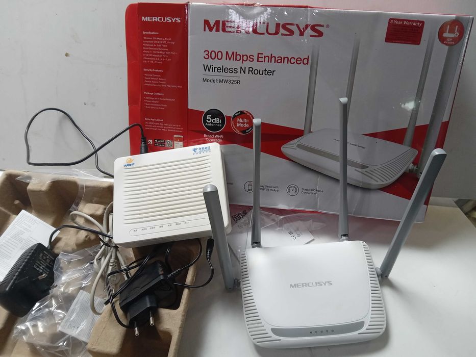 Рутер Mercusys 300 mbps и слуйч  нови