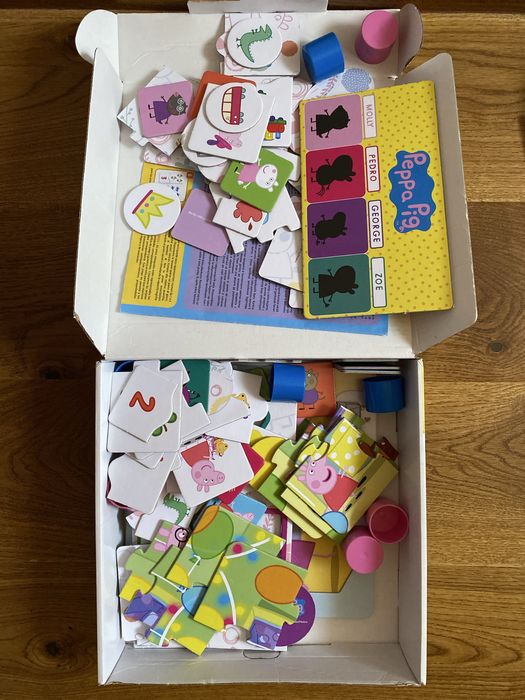 Set cu activități și puzzle Pepa Pig, Lisciani Edu Games