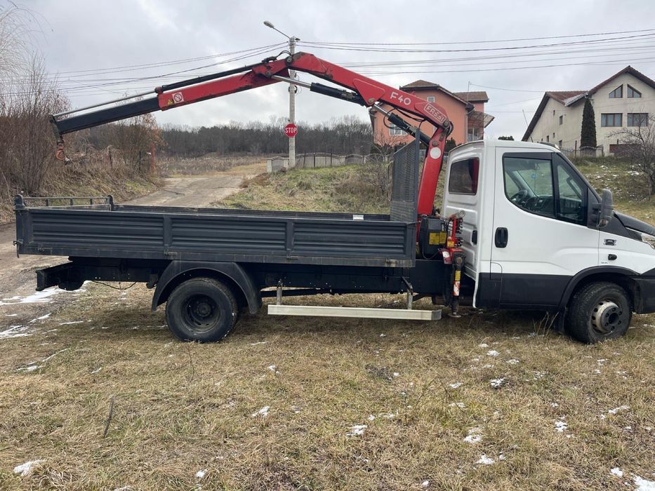 Iveco Daily 72c17 Macara Fassi F40 si basculare