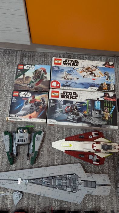 Lego Star Wars colecție nave jedi brick Headz yoda