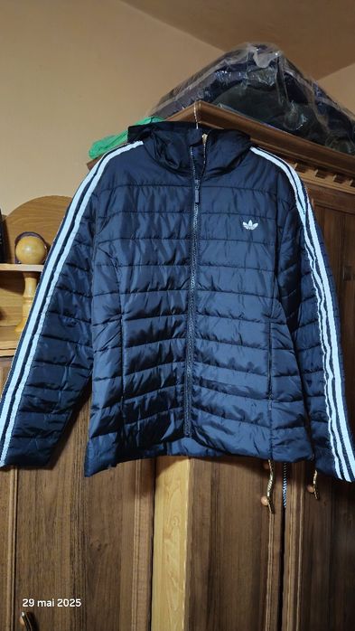 Geacă Adidas culoare negru