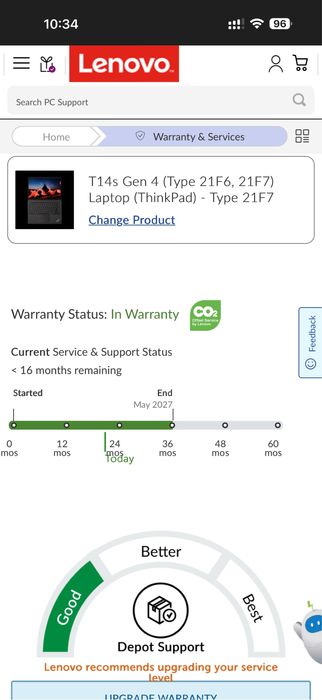 14'FHD+IPS Touch/i7-1365u/Lenovo Thinkpad T14s Gen4/32GB LPDDR5x/512GB