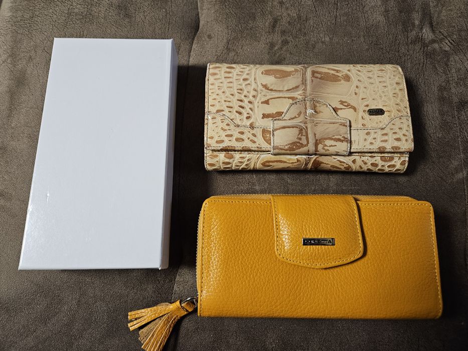 Портмонета естествена кожа,ново и втора употреба