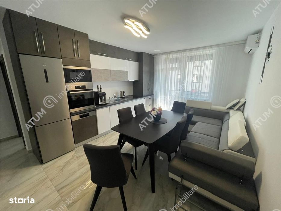 Apartament modern 3 camere balcon loc parcare in Selimbar Sibiu — fotografia 1