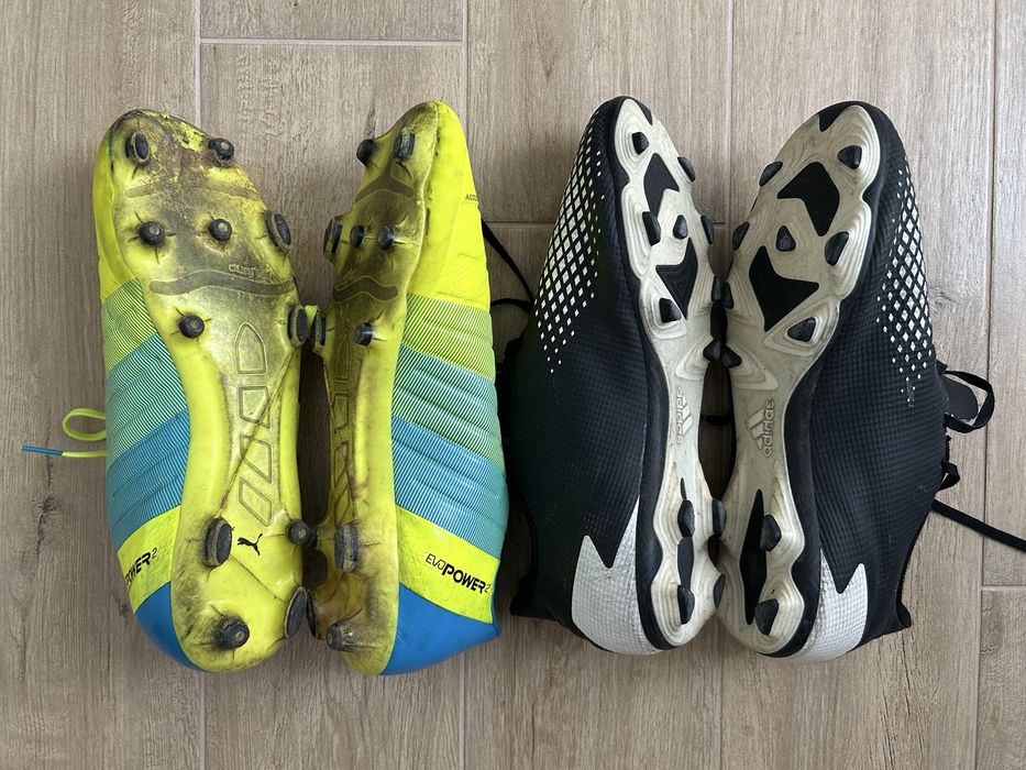 Pachet Ghete Fotbal Marimea 44 – Adidas Predator & Puma evoPOWER (Sau separat)