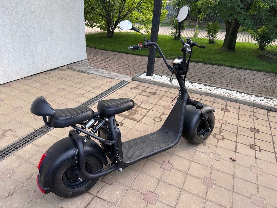 Scuter Harley trotineta electrica acumulator de Putere Dubla
