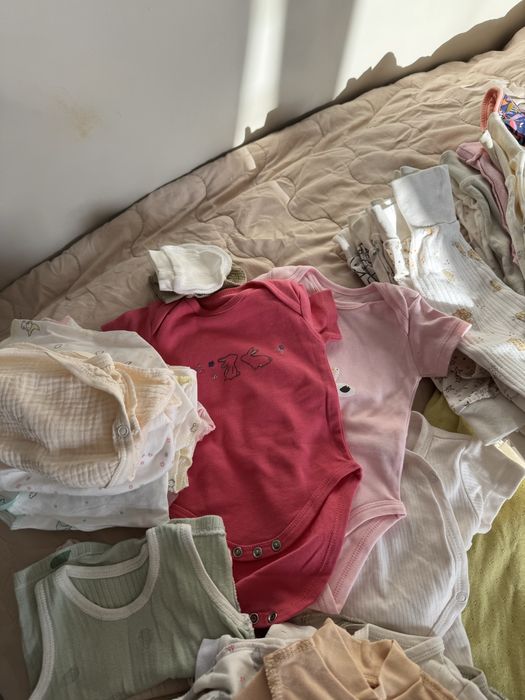 2 пакета одежды для ребенка 0-3 месяца