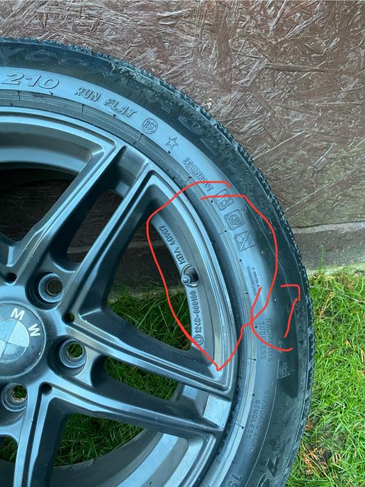 Jante bmw  r16 cu anvelope