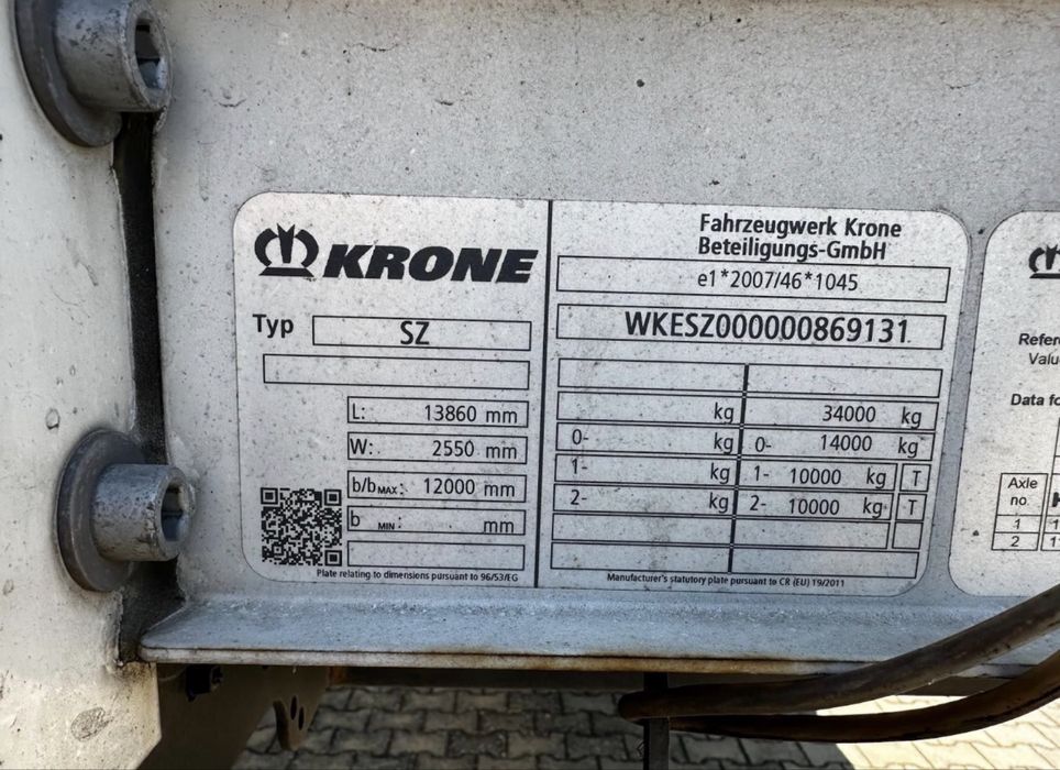Krone Profi Liner SZP20