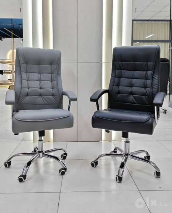 Rahbarlar va ofis uchun kreslo K16 / Eco charm / 125 kg gacha / Yangi