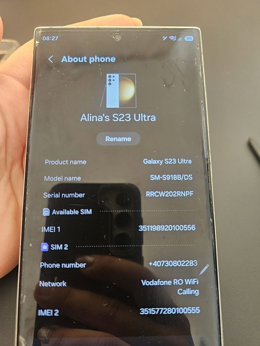 Samsung Galaxy S23 Ultra 256 GB – Call Recording nativ (Indonezia) – Stare impecabilă.