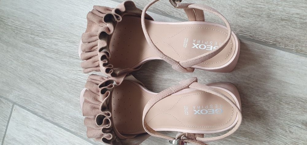 Sandale Geox Piele Intoarsa