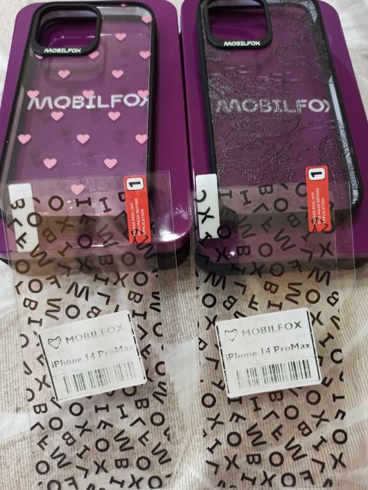 Нови- 2 кейса+2 протектора за Iphone 14pro max