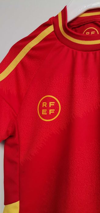 Tricou fotbal băieți marime 4 ani RFEF Spania Real Federación Española
