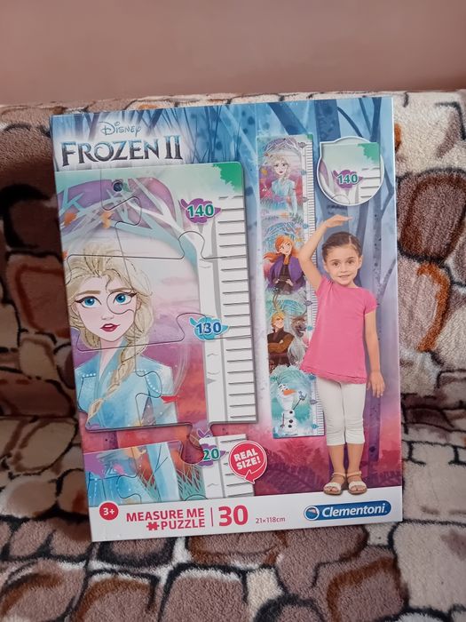 Puzzle Frozen pentru masurarea inaltimii copiilor