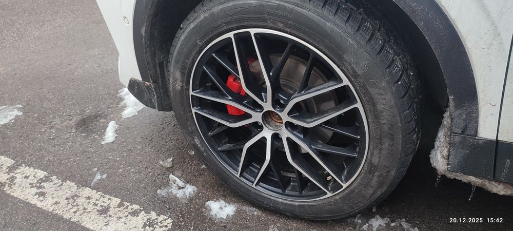 Диски с зимней резиной липучкой