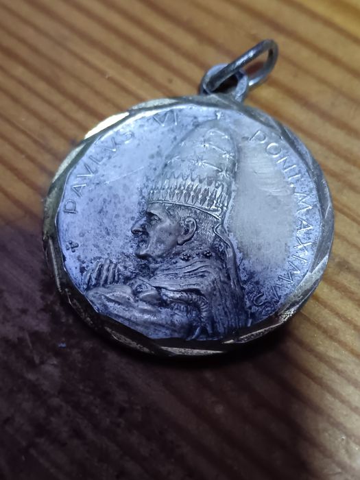 Medalion papa  paulus VI anul 1975