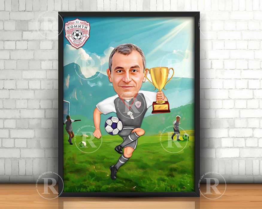Карикатура за спортист
