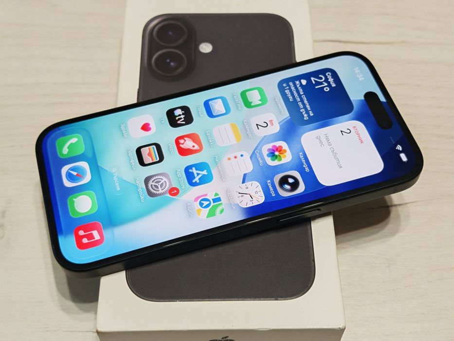 Като нов iPhone 16 256 GB Гаранция