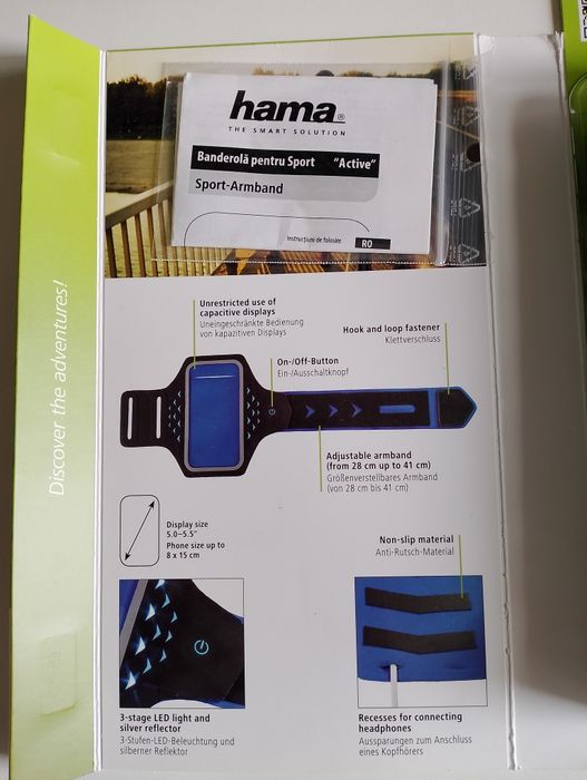 Vând husa alergare cu funcții Smart pentru telefon 5.5" nou nouța.