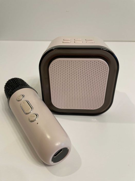 Boxa + microfon pentru karaoke