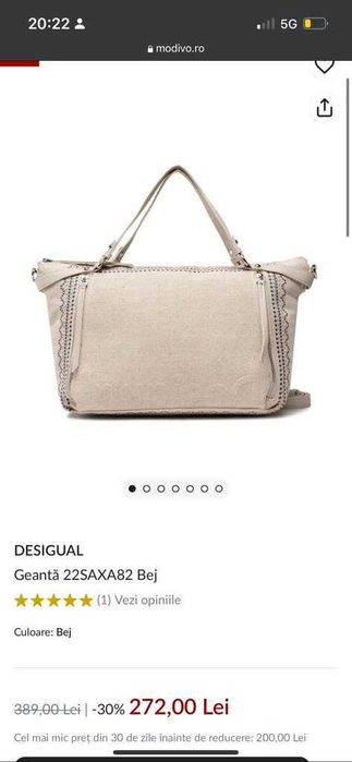 Geanta Desigual 22SAXA82 Bej