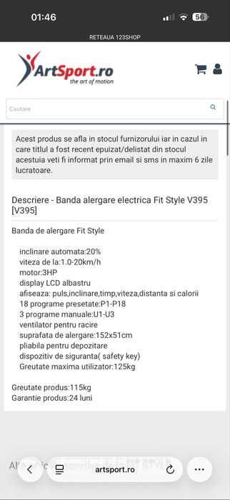 Banda de alergat Fitstyle