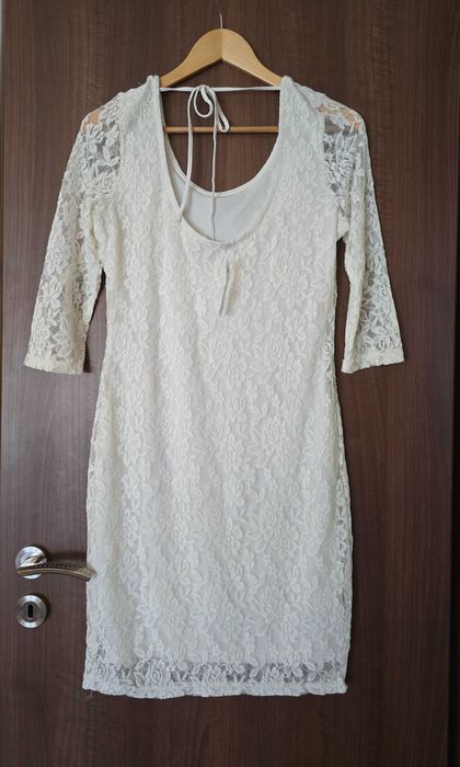 Нова дамска рокля дантела размер М