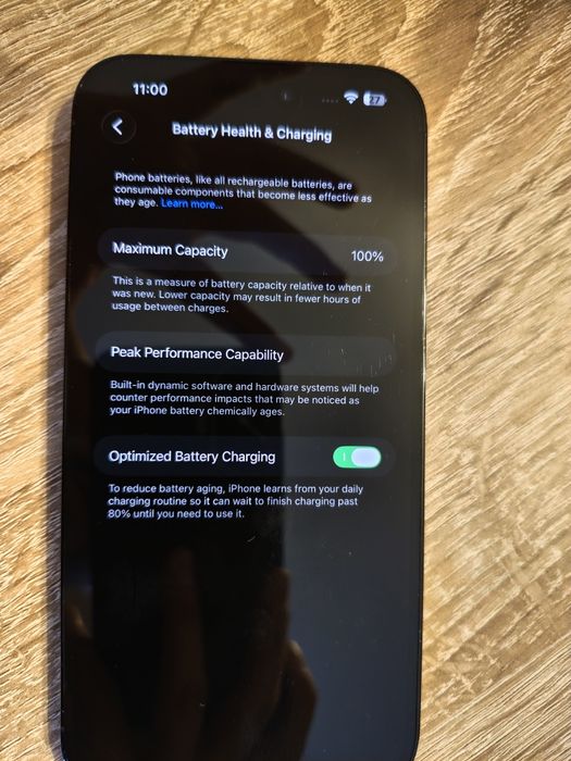 Iphone 14 pro max 100 battery health