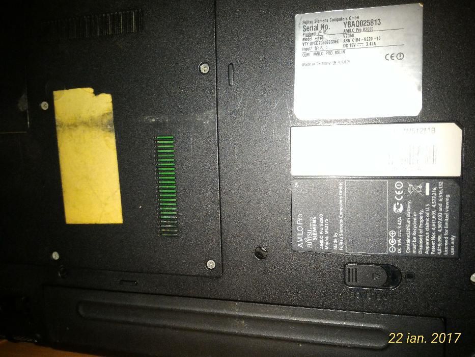 Laptop PC Fujitsu Siemens