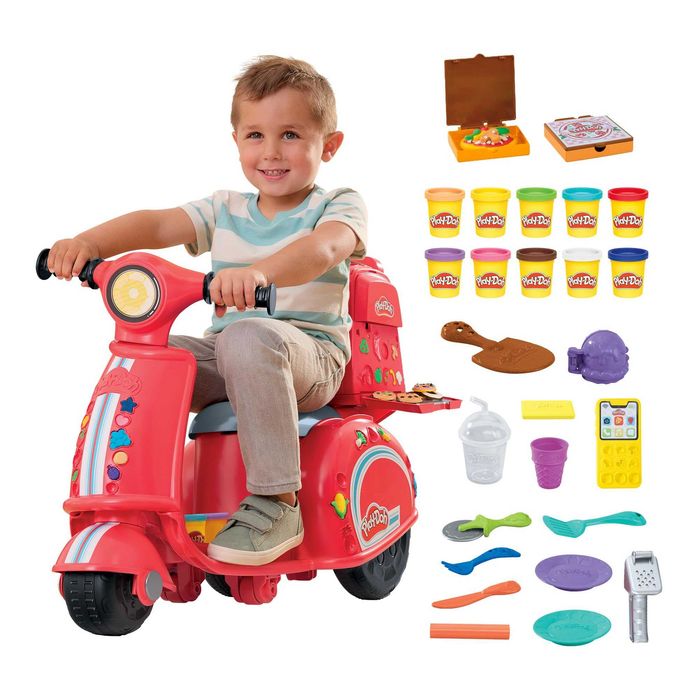 PlayDoh Скутер ride on за разнос на пица с пластелин