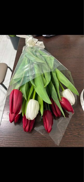Свежие тюльпаны к 8 марта