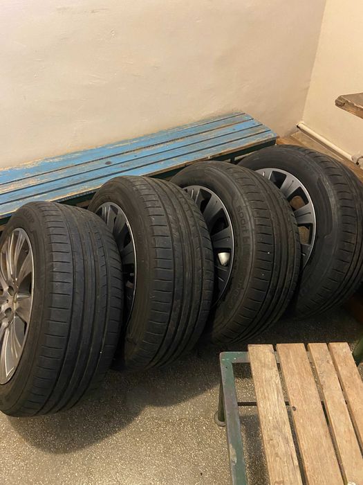 jante Mercedes echipate cu anelope Dunlop 205-55-R16