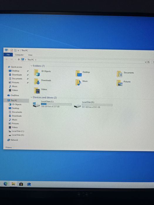 Геймърски компютър / i5 3450 / 1050Ti / 8GB Ram / SSD 256GB / HDD 1TB