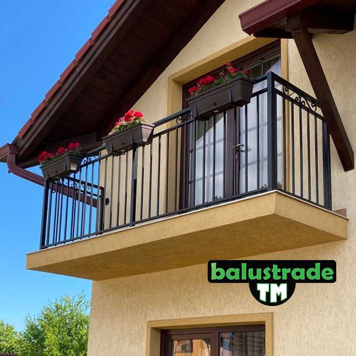 Balustrade Balcon Fier Forjat/Moderne/Finisaje Premium/Montaj Inclus