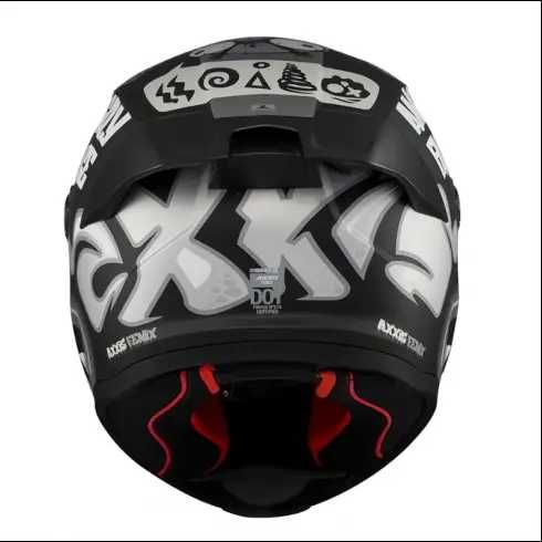 Каска Axxis Fenix Angry Face B2 Matt