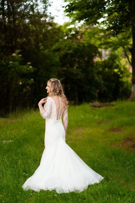 Rochie de mireasă model 2024 - Stare excelentă, purtată o singură dată