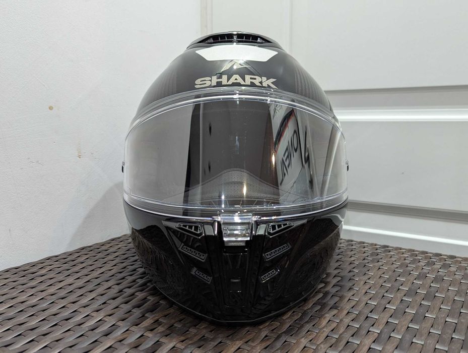 Casca moto Shark Spartan RS Carbon, marime L - viziera fumurie, ochelari de soare