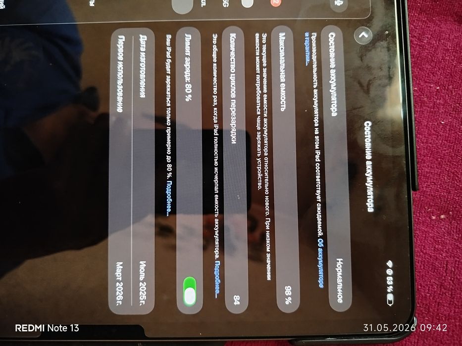 iPad Pro M5 13 WiFi. В идеальном состоянии. Пользовались очень мало