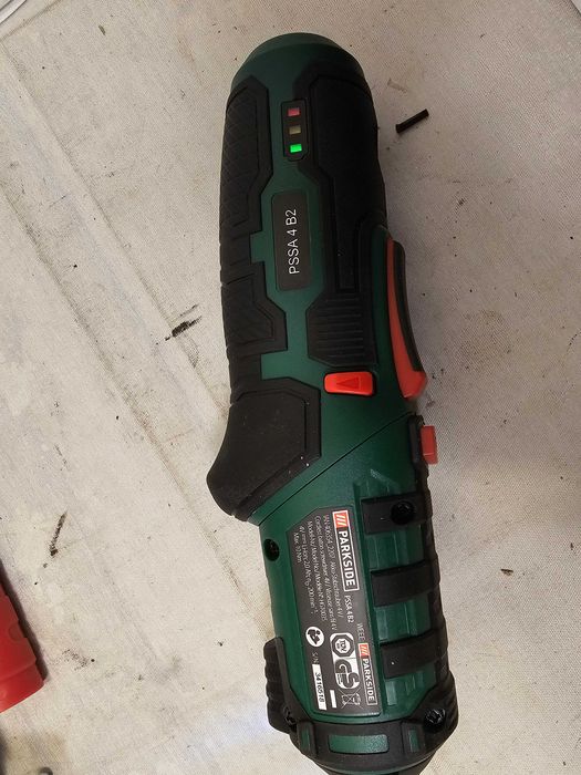 Șurubelniță Electrică cu Acumulator Parkside PSSA 4 B2 (4V) – Trusă