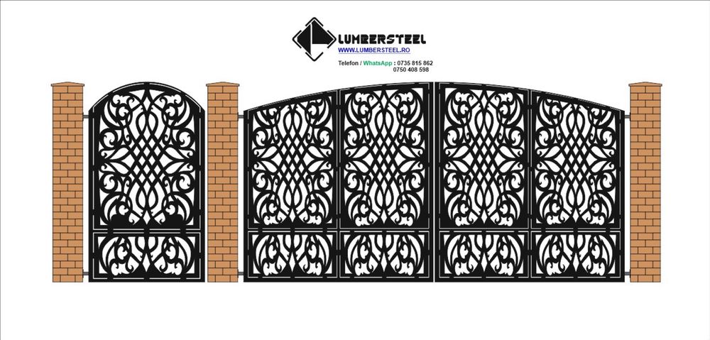 Porti garduri panouri de gard orice model tabla debitata