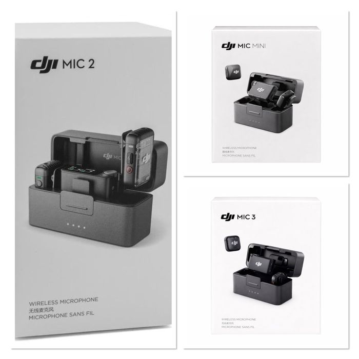 Микрафоны Dji mic 3. Dji mic 2. Dji mic mini