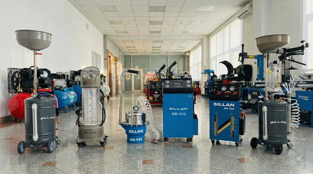 Установка для замены слива сбора масла антифриза и тормозной жидкости