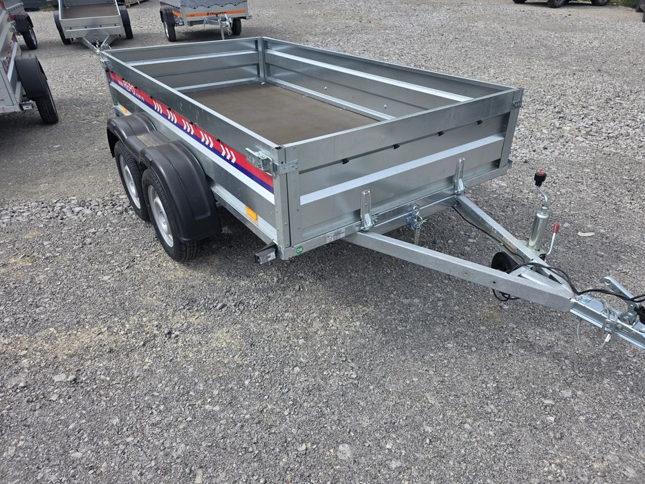Remorca  2600 x 1350 x 390 mm dublu ax 750 kg